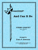 AND CAN IT BE STRING QUARTET cover